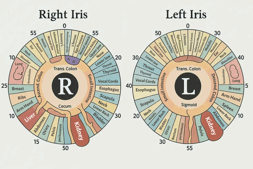 Iridology Map